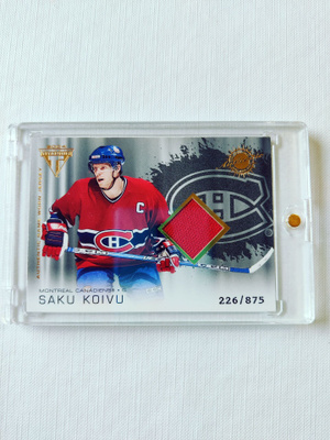 Saku Koivu - 2004 Titanium Game-Worn Jersey /875