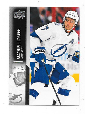 2021-22 Upper Deck #410 Mathieu Joseph , Tampa Bay Lightning