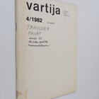 Vartija 4/1982 : kirkollinen kuukauslehti - pikkukuva 1