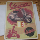 VESPA päivyri / mainos 27x37 cm - pikkukuva 1