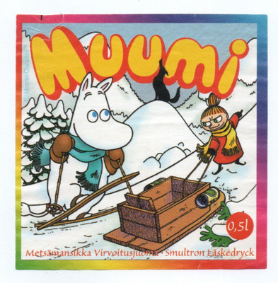 MUUMI Etiketti Metsämansikka, Virvoitusjuoma