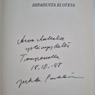 Jukka Parkkinen : Hipaisusta ei oteta (signeerattu, tekij... - pikkukuva 3