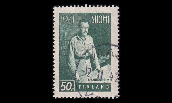 248 o Mannerheim 50p W1 19mm (1941)