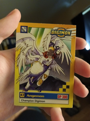 1999 Upper Deck, Digimon Animated Series, #43 Angemon card