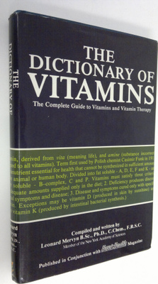 Leonard Mervyn : The dictionary of vitamins : the complet...