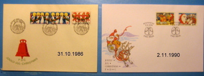 JOULU FDC-kuoret 2 kpl.(61)