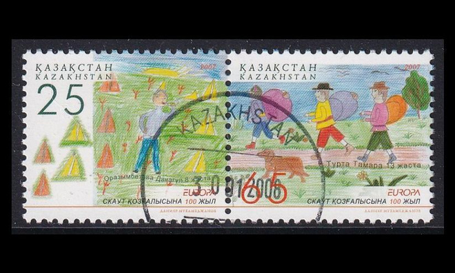 Kazakstan 580-1 o Europa partio 2007