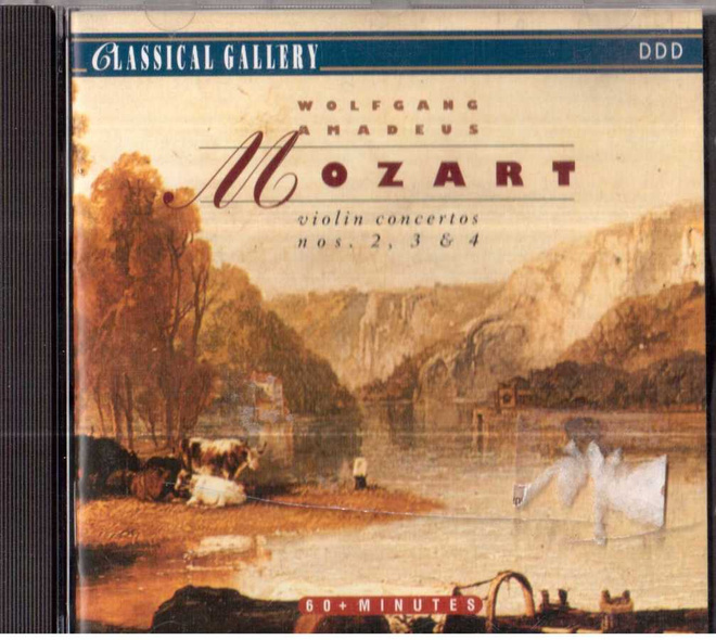 W.A.MOZART VIOLIN CONCERTOS  NOS 2.3 & 4
