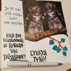 Hupikortti, onnittelukortti, kulkenut - pikkukuva 1