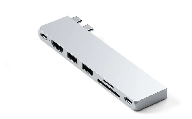 Satechi Pro Hub Slim -adapteri, hopea