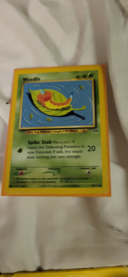 Weedle #70 Neo Discovery card