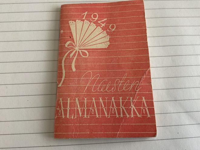 Allakka/kalenteri 1949 Naisten allakka