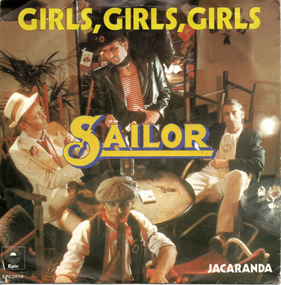 SAILOR: Girls, Girls, Girls / Jacaranda 7"kk