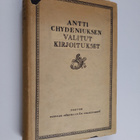 Antti Chydenius : Antti Chydeniuksen valitut kirjoitukset - pikkukuva 1