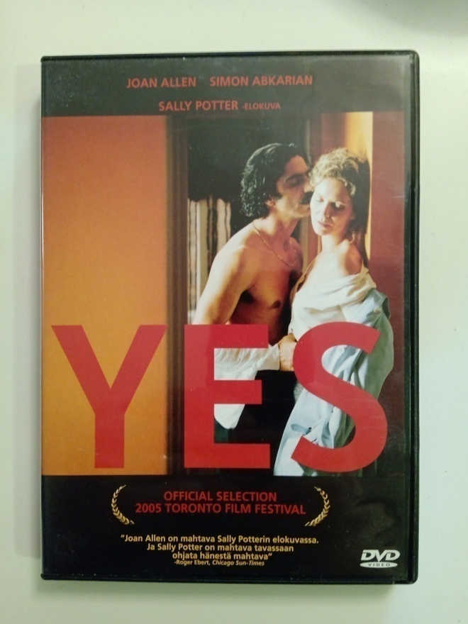 YES, Sally Potter elokuva - DVD