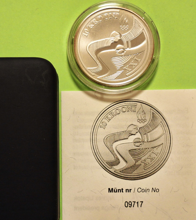 Eesti, Viro 10 Krooni 2010, Vncouver Olympics