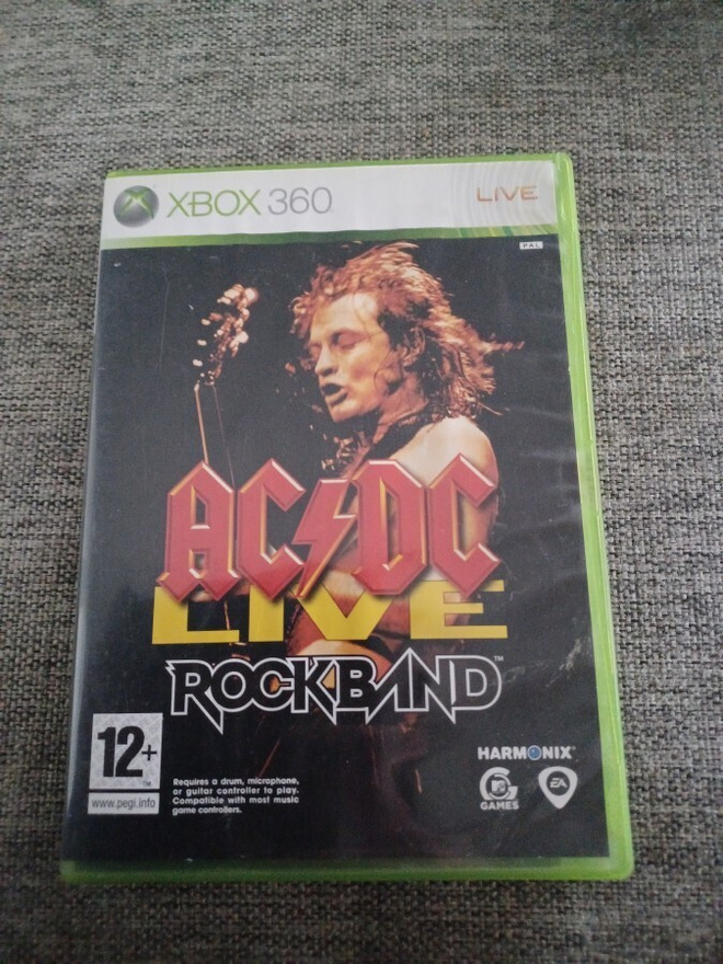 XBOX 360 - AC/DC Live: Rock Band (CIB) SyyS ALE!