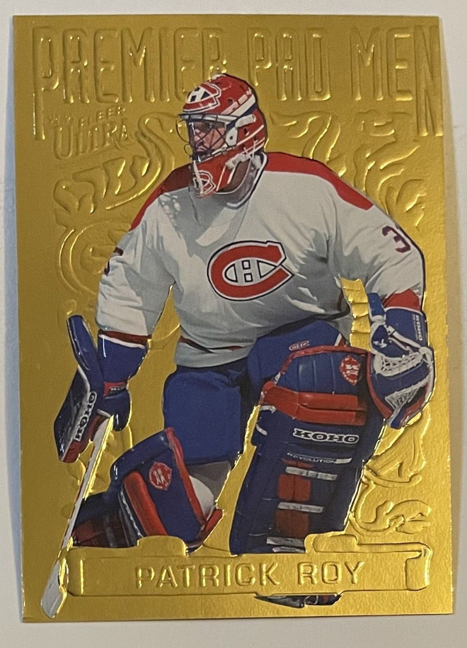 1994-95 Patrick Roy Fleer Ultra Premier Pad Men #6