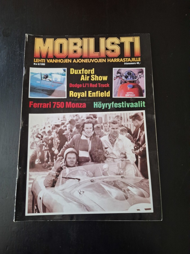 MOBILISTI Lehti 6 / 1998 ( Royal Enfield Clipper 1959 ym. )