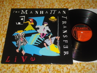MANHATTAN TRANSFER - live - LP 1987 vocal jazz,pop EX