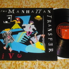 MANHATTAN TRANSFER - live - LP 1987 vocal jazz,pop EX - pikkukuva 1