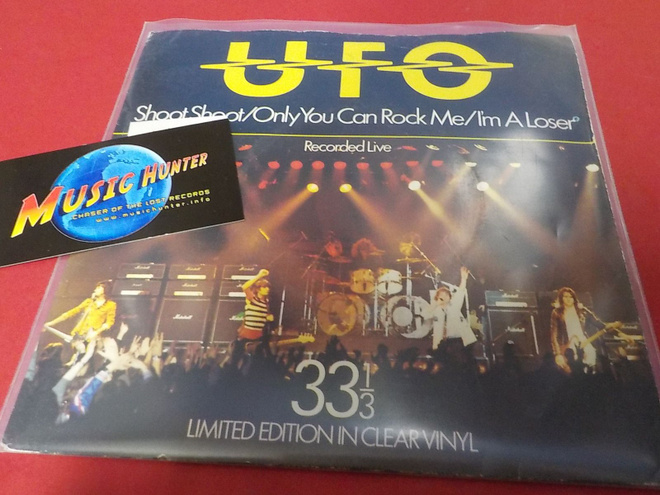 UFO - SHOOT SHOOT M-/EX+ 7'' SINGLE