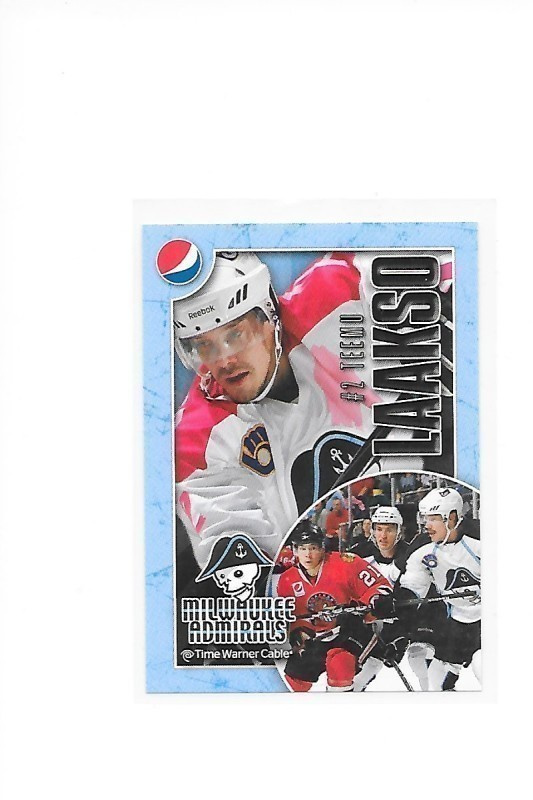 2010-11 Milwaukee Admirals #2 Teemu Laakso HIFK farmi