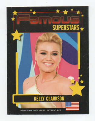 Famous SUPERSTARS n:o 045 KELLY CLARKSON