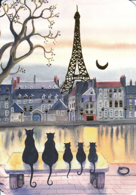 Colette Bruneliere:  Kissaperhe