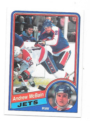 1984-85 OPC #343 Andrew McBain Winnipeg Jets
