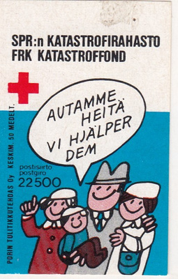 SPR:n Katastrofirahasto. Autamme heitä   b354