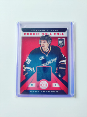 Sami Vatanen 13-14 Totally Certified Rookie Roll Call Jersey