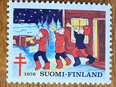 JOULUMERKKI SOITTAVAT TONTUT 1976**