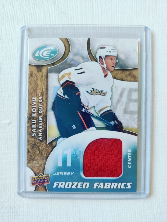 Saku Koivu - 09-10 UD Ice Frozen Fabtics