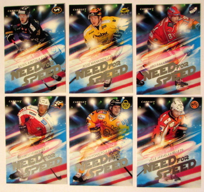 Cardset 2014-15 Need for Speed kortteja