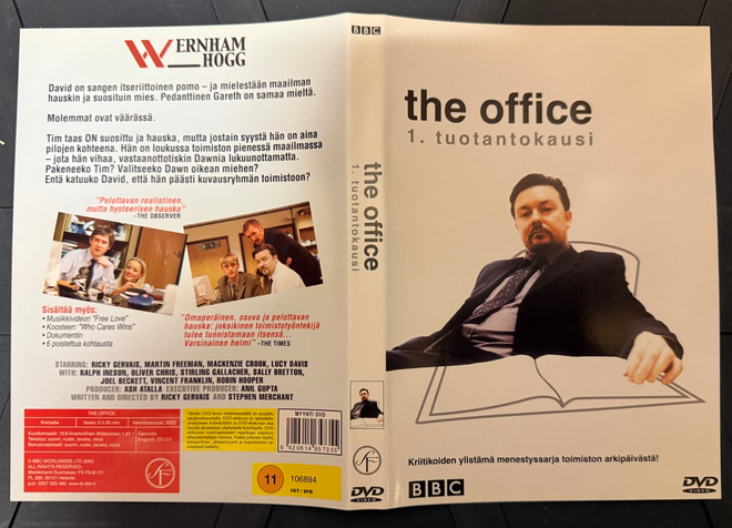 THE OFFICE - SEASON 1 (2 DVD) Ricky Gervais