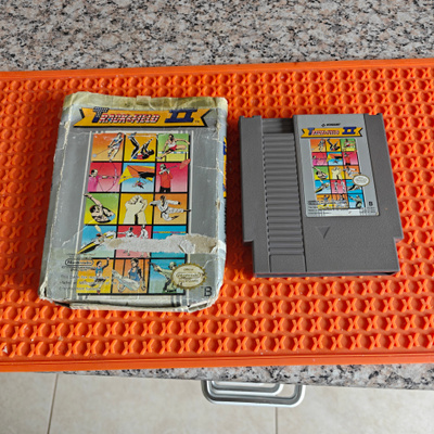 Track & Field II NES PAL-B + alkuperäinen pahvikotelo
