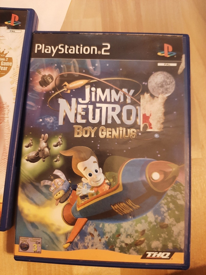 PS2 Jimmy Neutron Boy Genius, ei ohjeita