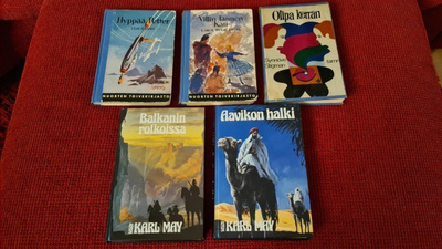 VANHOJA Kirjoja 5kpl