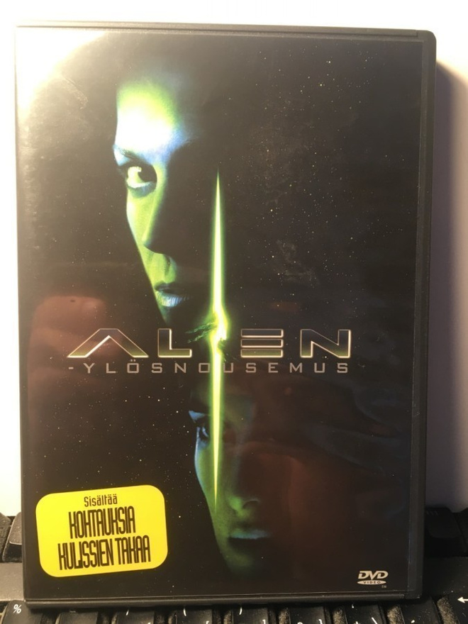 ALIEN - YLÖSNOUSEMUS, DVD, Jeunet, Weaver, Ryder