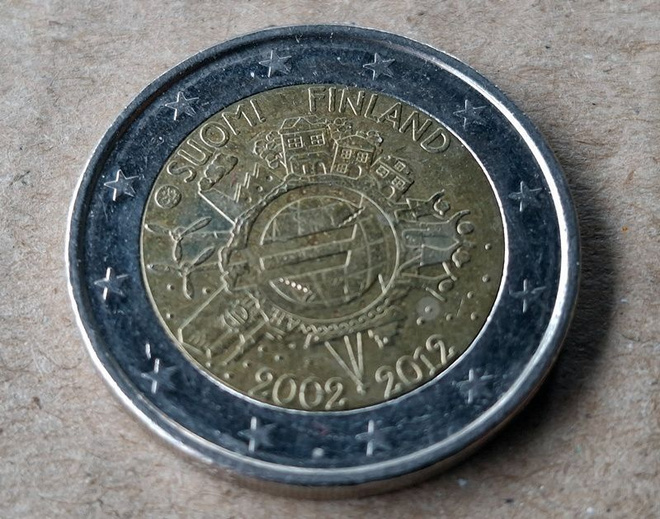 Suomi 2012 2 € Euro 10 vuotta