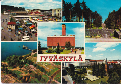 Jyväskylä. sommitelmakortti, e285