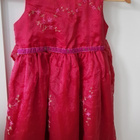 Punainen KidsKids kirjailtu Mekko / Juhlamekko - koko 120cm - pikkukuva 5