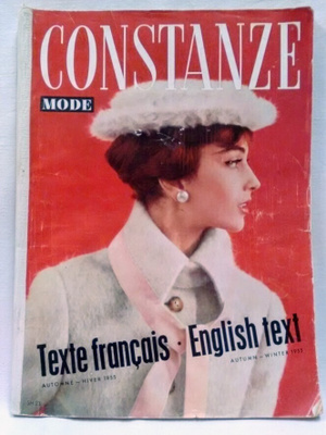 Constanze Mode 1955 muotilehti