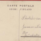 Rudolf Åkerblom Talo talvimaisemassa, kuutamo - pikkukuva 2