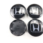 Honda vannekeskiöt – Kromi-musta – 60mm (4kpl sa - pikkukuva 1