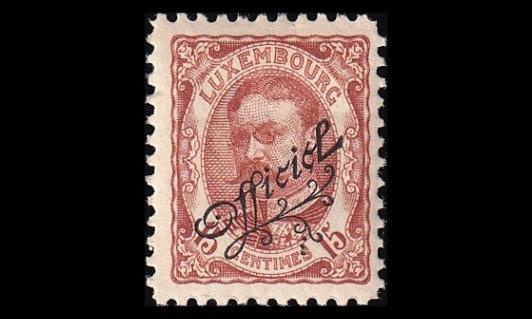 Luxemburg 83 * Virkamerkki 15 C (1908)