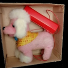 Vanha Lovely Poodle leikkikoira 1960 luvulta alkuperäisessä - pikkukuva 2