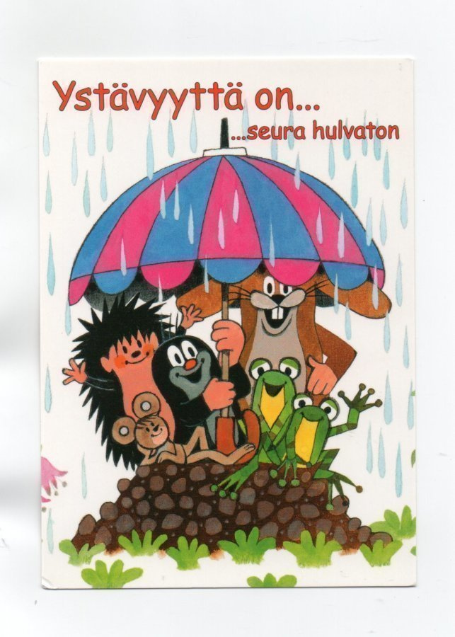 °"MYYRÄ....Ystävyyttä on..°" -KORTTI / (ZDENEK MILER)