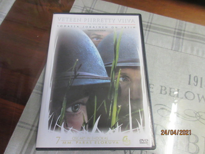 Veteen piirretty viiva dvd,